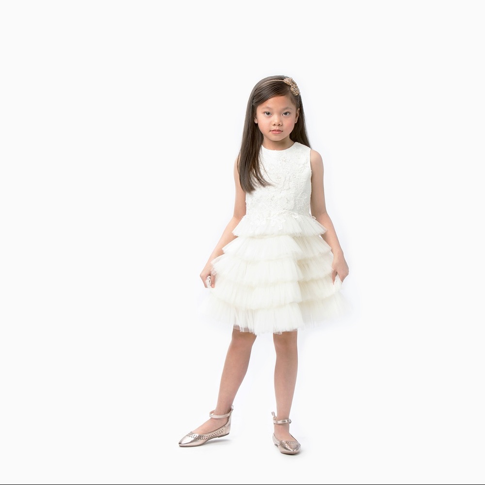 NWOT Nha Khanh Ivory Aila Dress